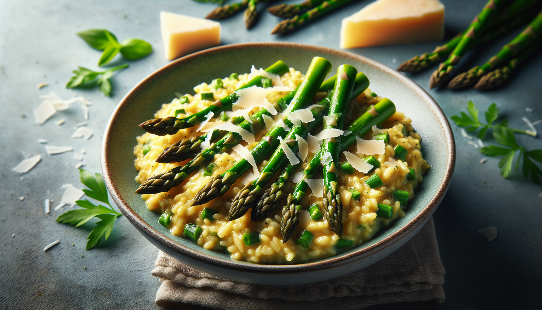 risotto con gli asparagi